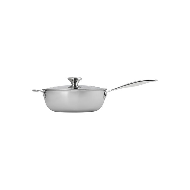 Signature Stainless Steel Saucier Pan, view 5